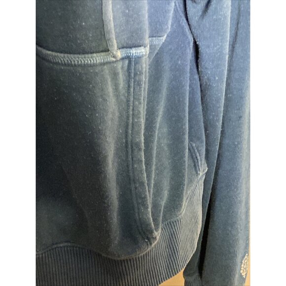 Free People Movement Sweatshirt Teal Hooded Kangaroo Pocket Sz XS Oversized - Picture 3 of 8